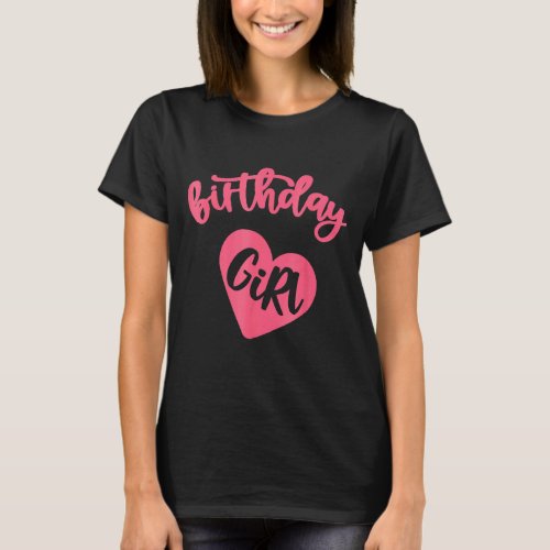 Birthday Girl Baby Toddler Girls Women 1 2 3 4 5 6 T_Shirt