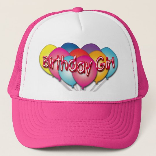 Birthday Girl Balloons Hat | Zazzle.com