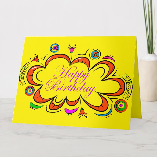 Birthday Girl Card (Front)