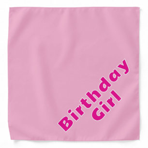 Birthday Girl Dog Bandana
