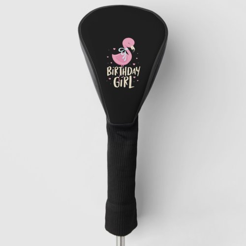 Birthday Girl Flamingo Golf Head Cover