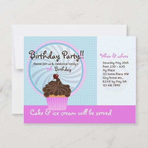 birthday girl invite