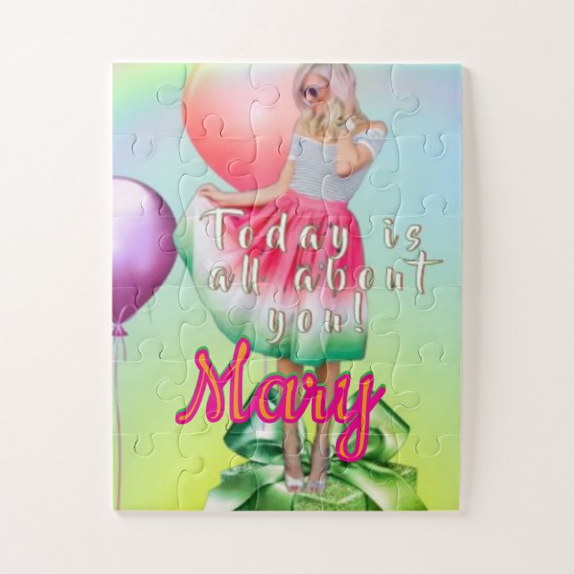 Birthday Girl  Jigsaw Puzzle (Vertical)