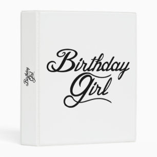 Birthday Girl Mini Binder