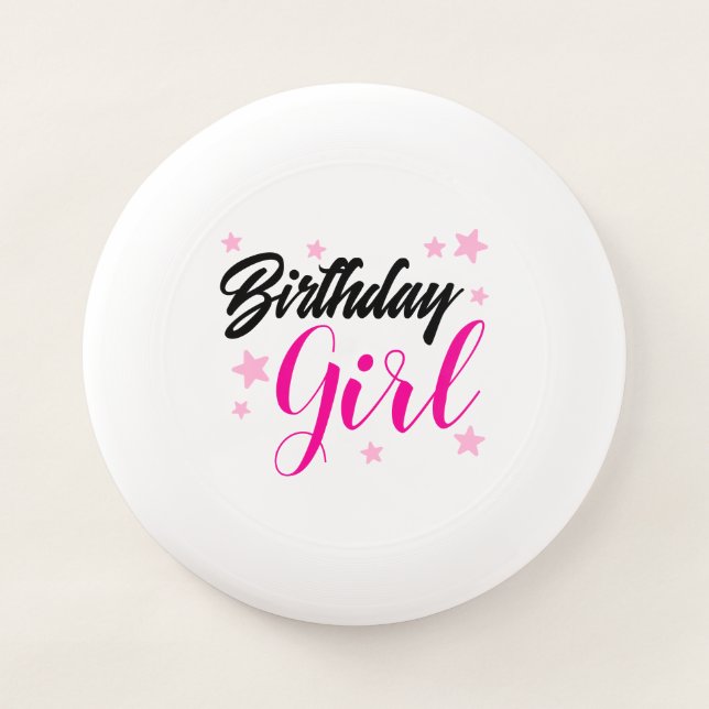 Birthday Girl on a Wham-O Frisbee (Front)