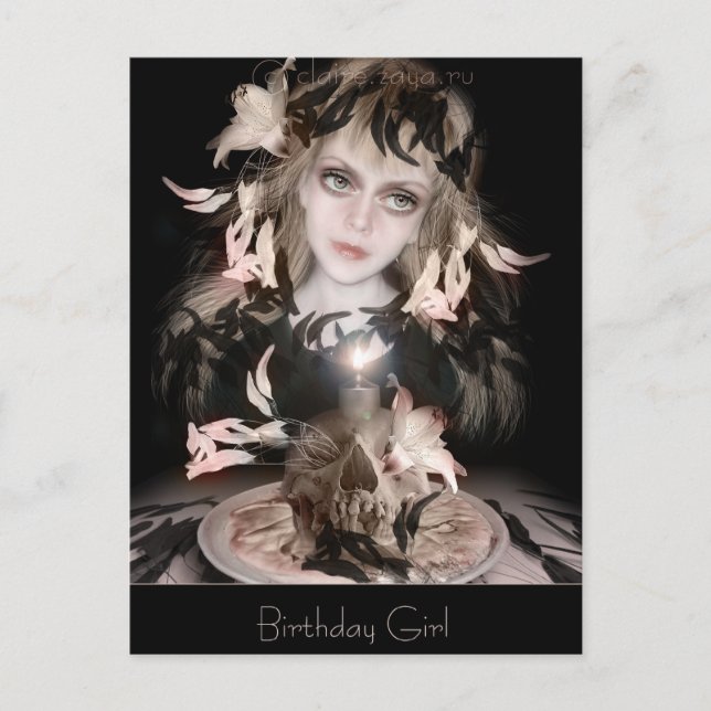 Birthday Girl Postcard (Front)
