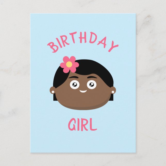 Birthday Girl Postcard (Front)