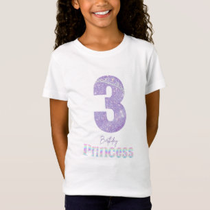 Birthday Girl Princess 3 year old T-shirt
