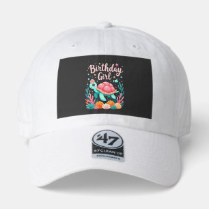 Birthday Girl Sea Turtle Theme Birthday Party Ocea 47 Brand Hat