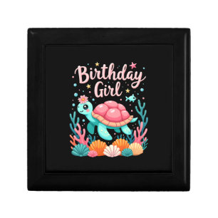Birthday Girl Sea Turtle Theme Birthday Party Ocea Gift Box