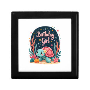 Birthday Girl Sea Turtle Theme Birthday Party Ocea Gift Box