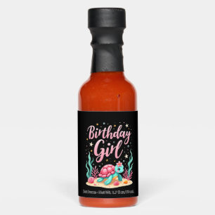 Birthday Girl Sea Turtle Theme Birthday Party Ocea Hot Sauces