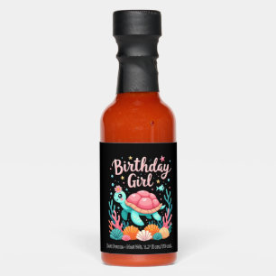 Birthday Girl Sea Turtle Theme Birthday Party Ocea Hot Sauces
