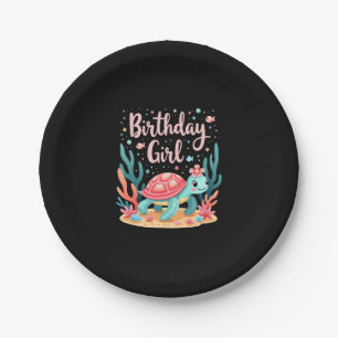 Birthday Girl Sea Turtle Theme Birthday Party Ocea Paper Plates
