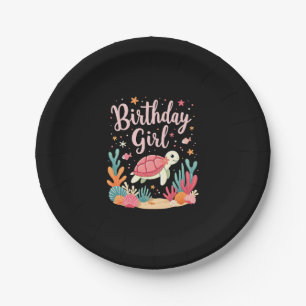 Birthday Girl Sea Turtle Theme Birthday Party Ocea Paper Plates