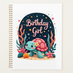 Birthday Girl Sea Turtle Theme Birthday Party Ocea Planner