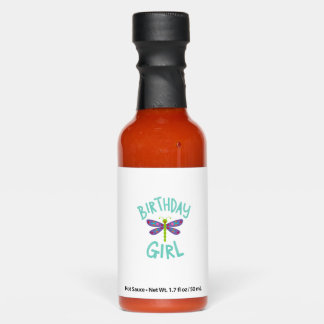 Birthday girl shirt Dragonfly birthday party tee s Hot Sauces