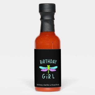 Birthday girl shirt Dragonfly birthday party tee s Hot Sauces