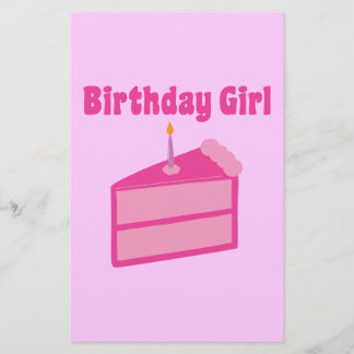 Birthday Girl Stationery