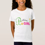 Birthday Girl T-Shirt<br><div class="desc">Colorful birthday girl t shirt with cupcake flowers and birthday girl text</div>