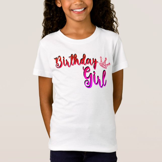 Birthday girl t-shirt  (Front)
