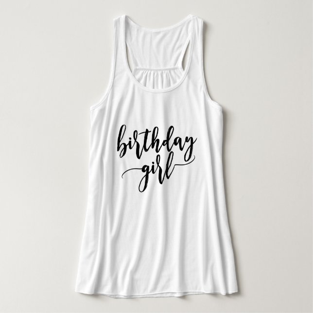 Birthday Girl Tank Top (Design Front)