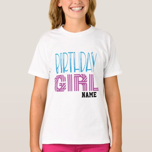 Birthday Girl _ Tenth 10th birthday double digits T_Shirt