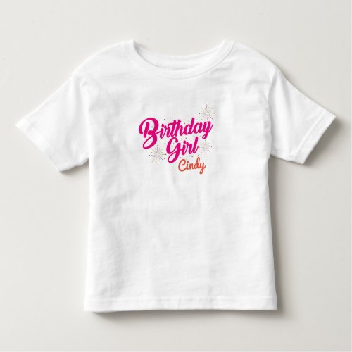 Birthday Girl Toddler T_shirt