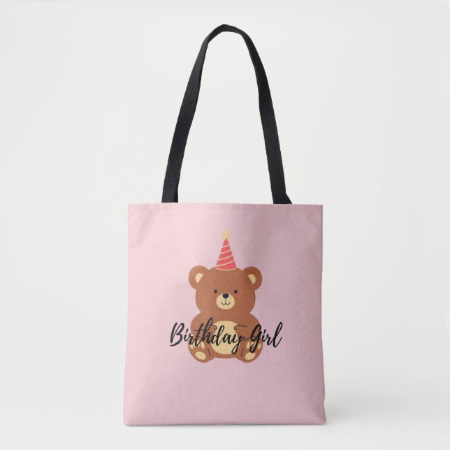 Birthday Girl Tote Bag (Front)