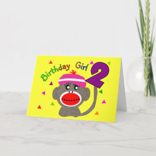 Birthday Girl --Two Year Old Card