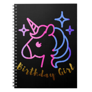 Birthday Girl unicorn unicorn unicorn gift Notebook