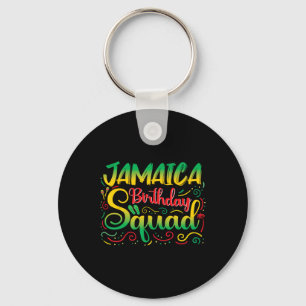 Birthday Girls Jamaica Squad Trip 2025 Party Outfi Keychain