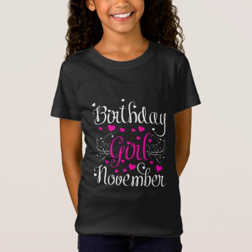 Birthday Girls November T_Shirt
