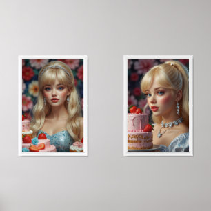 Birthday Girls Print Set