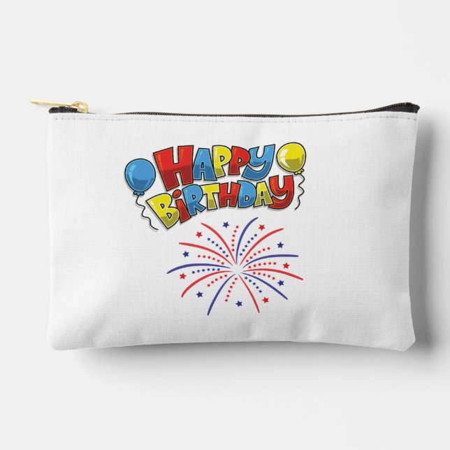 Birthday Glow Mode Accessory Pouch (Front)