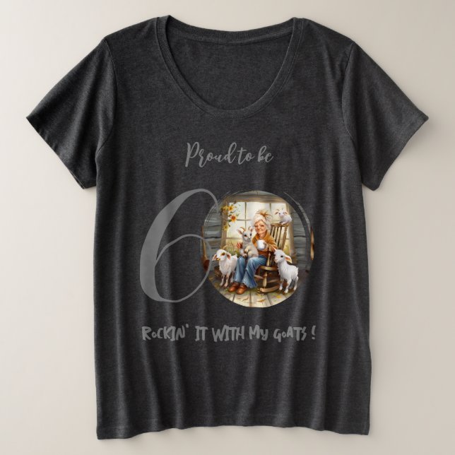 Birthday Goat Shirt  for Grandma (Design Front)