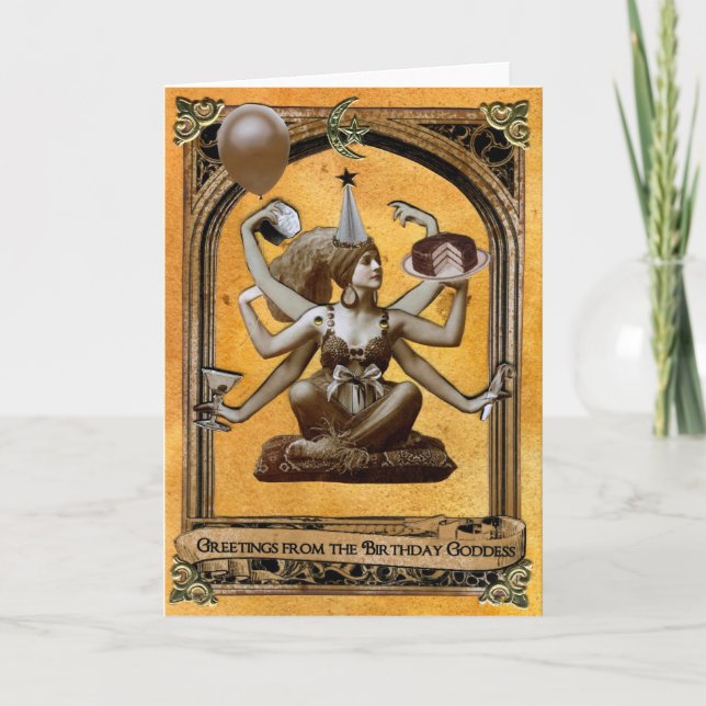 Birthday Goddess Card (Front)