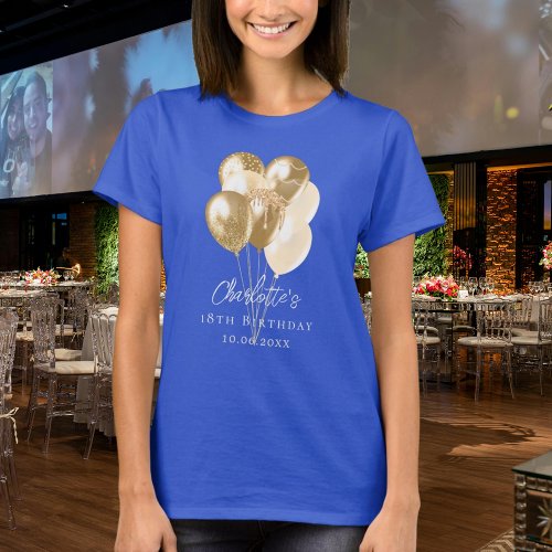Birthday gold balloons T-Shirt