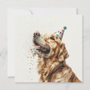 Birthday Golden Retriever Dog