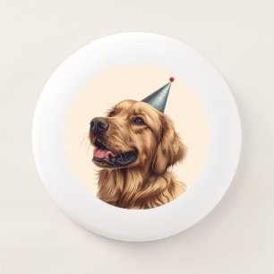 Birthday Golden Retriever Dog Wham-O Frisbee