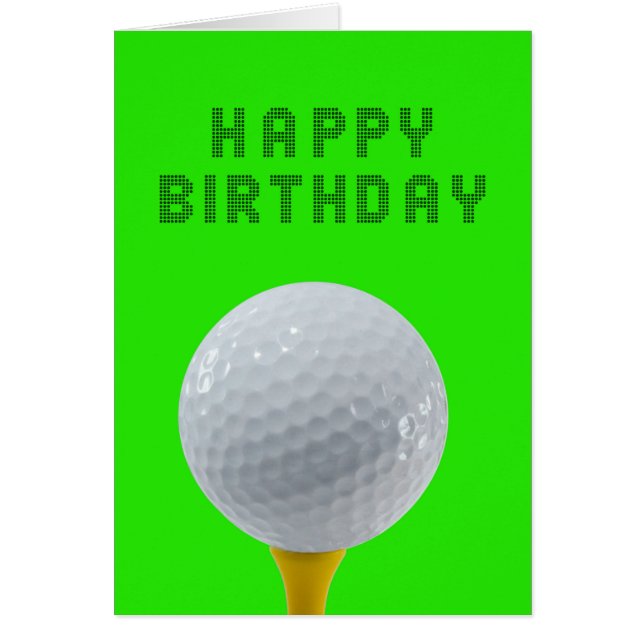 Birthday Golf Cards (Front)