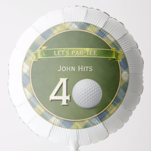  Birthday Golf / Golfing / Golfer Theme Balloon