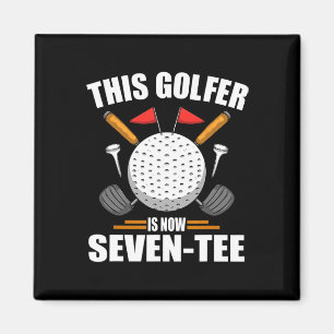 Birthday Golf Shirts For Men 70th Year Old Golfer Magnet