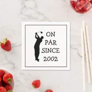 Birthday Golfer Funny 21st happy Dad Par Napkins