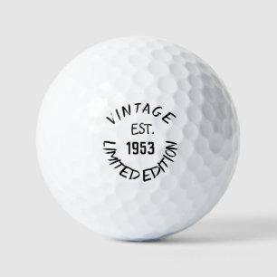 Birthday Golfer Funny 70th happy Dad Humor Golf Balls