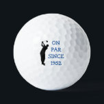 Birthday Golfer Funny 70th happy Dad Par Golf Balls<br><div class="desc">On par since 1952. 70th Birthday. Perfect for dad,  grandad,  stepdad. Golfer gift idea. Personalize it with a year.</div>