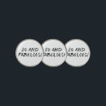 Birthday Golfer Funny 80th happy Dad Golf Hat Clip Golf Ball Marker<br><div class="desc">80 and fabulous! Funny 80th birthday quote. Perfect for dad,  grandad,  stepdad. Golfer gift idea. You can personalize it with your number.</div>