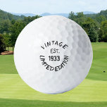 Birthday Golfer Funny 90th happy Dad Golf Balls<br><div class="desc">Vintage est.1933 limited edition. Funny 90th birthday quote. Perfect for dad,  grandad,  stepdad. Golfer gift idea. You can personalize the year.</div>
