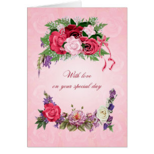 Birthday Gorgeous Roses Cards