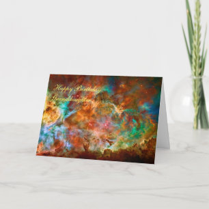 Birthday Granddaughter - Carina Nebula, Argo Navis Card